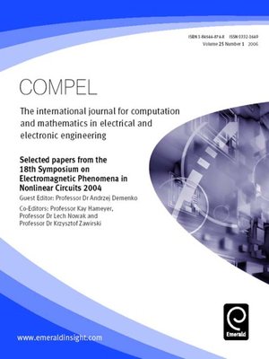 cover image of COMPEL: The International Journal for Computation and Mathematics in Electrical and Electronic Engineering, Volume 25, Issue 1